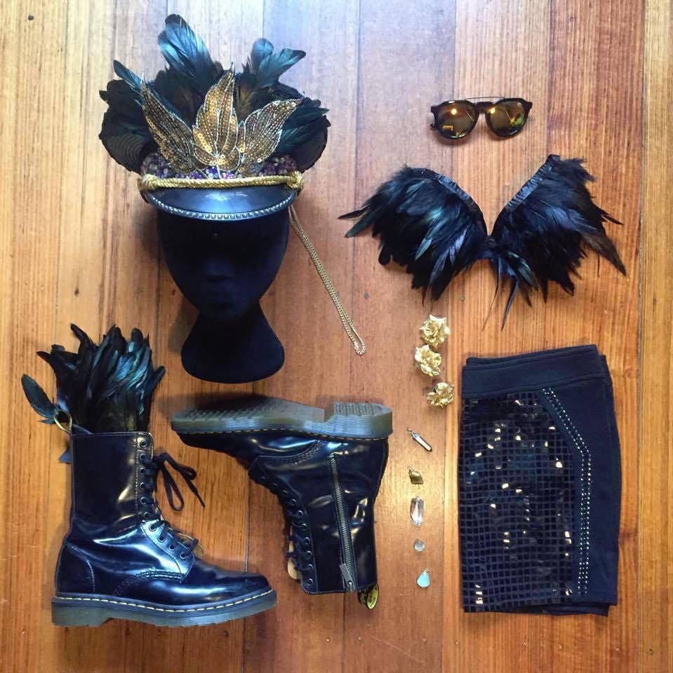 Dark Angel Bra • Feather Festival Bra