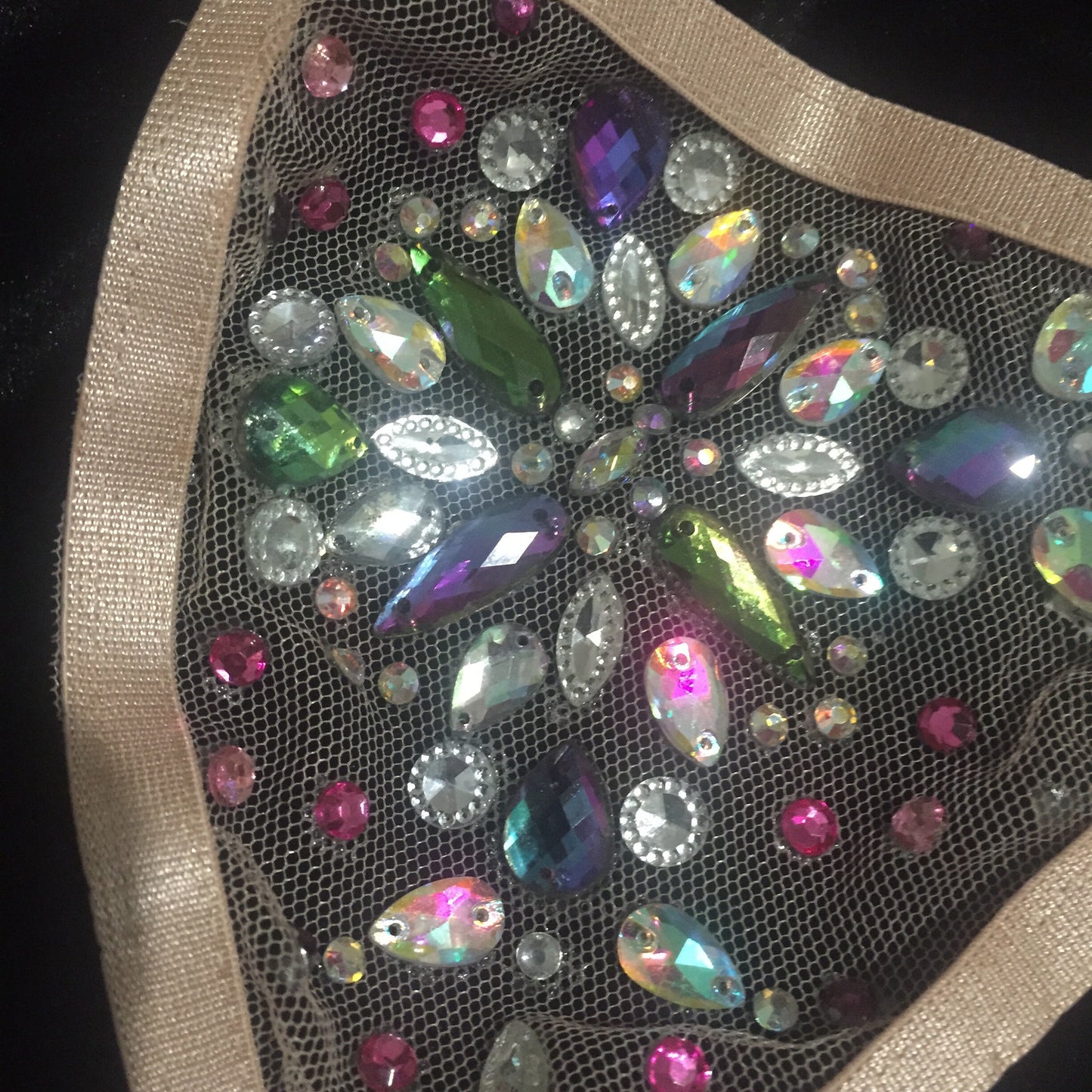 Twinkle Tease Crystal Bikini Top • Festival Bra