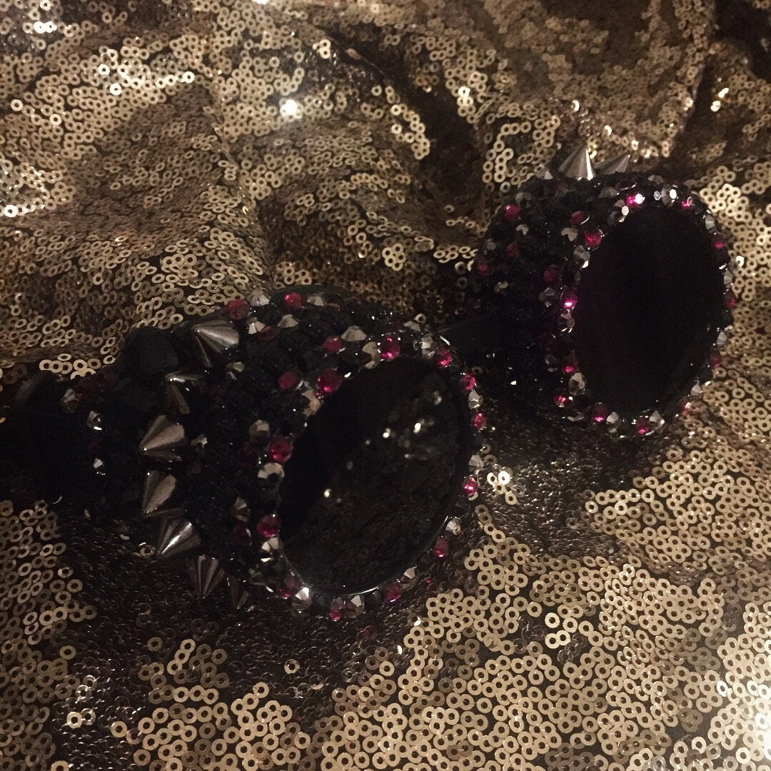 Steampunk Rhinestone Festival Goggles