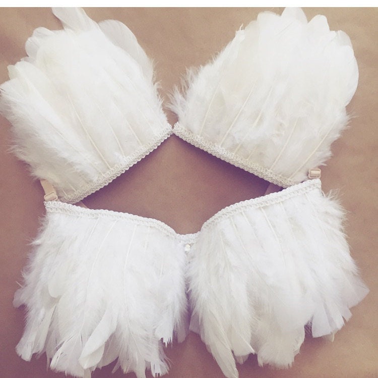 Dark Angel Bra • Feather Festival Bra