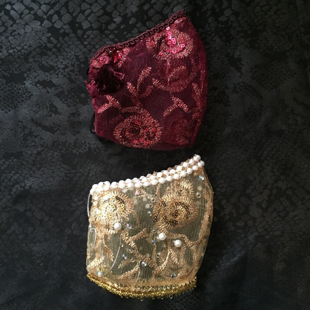 Deluxe Dust Mask • Lace Face Mask •