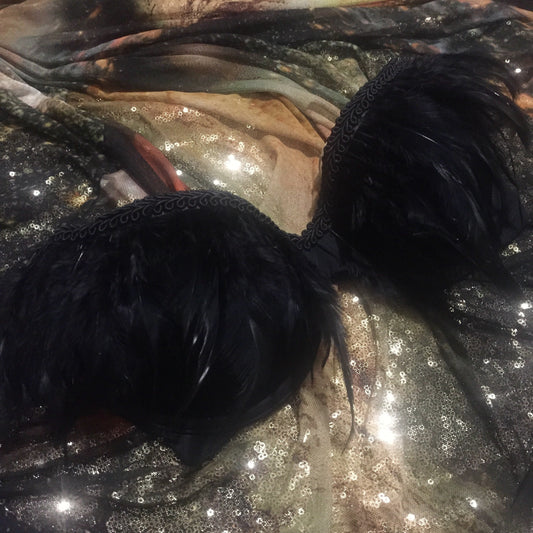 Dark Angel Bra • Feather Festival Bra