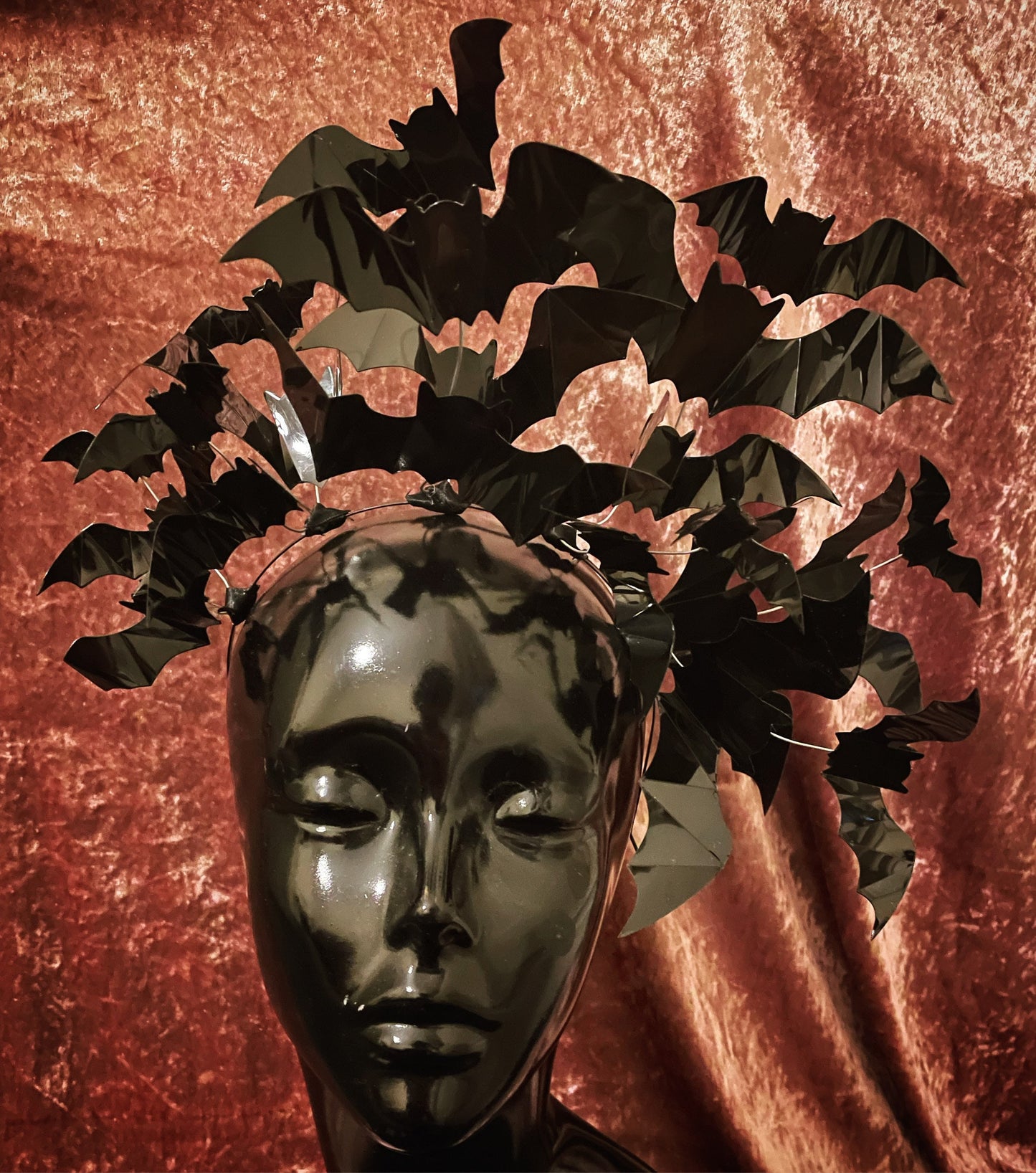 The Colony Bat headpiece • gothic burlesque Halloween fascinator