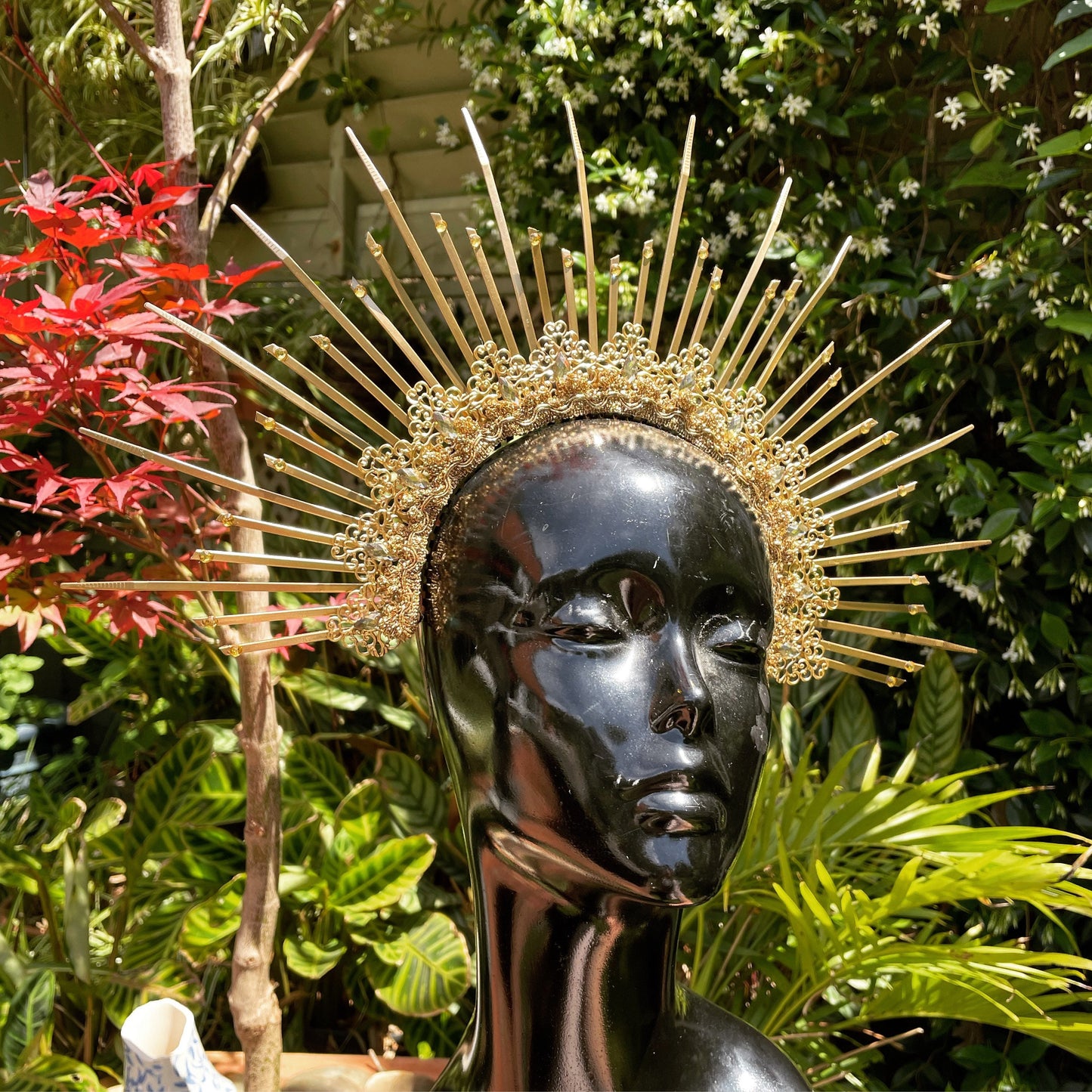 Spiked Halo Crown • Festival Performance Headpiece