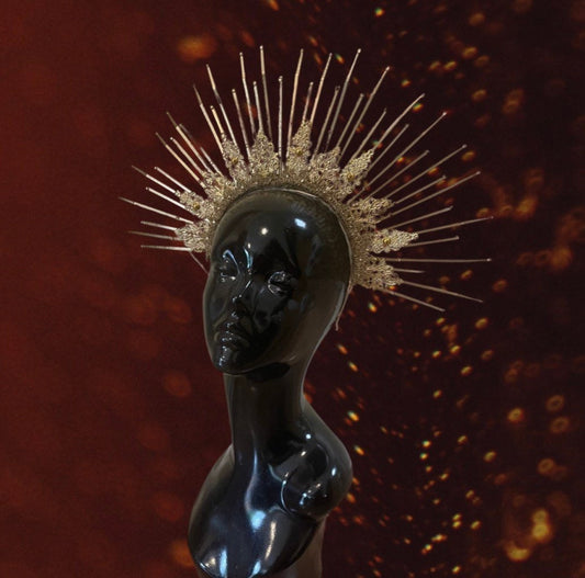 Spiked Halo Crown • Festival Performance Headpiece